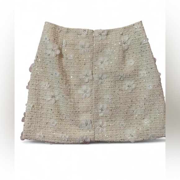 Altar'd State Regina 3D Floral Tweed Two-Piece Set size small - Picture 5 of 5